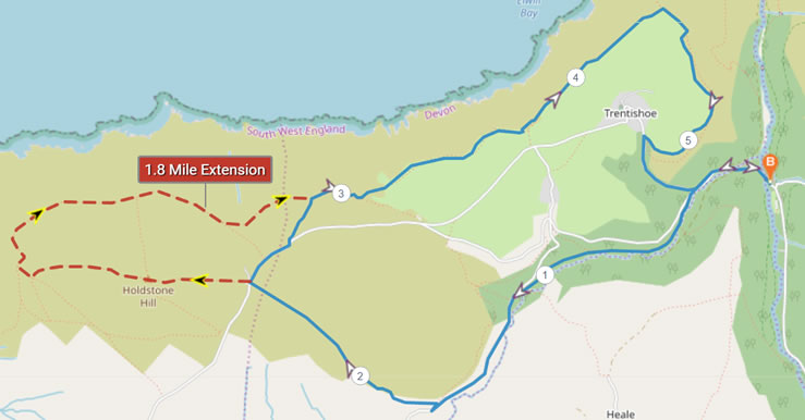 Create routes with detours using the plotaroute.com route planner