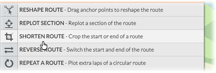 Shorten Route feature